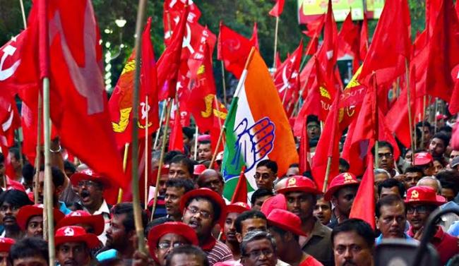Buddhadeb Bhattacharya leads roadshow in south Kolkata