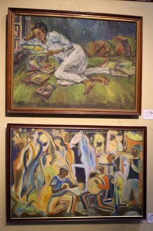 American Center hosts Partha Dey's Painting and Ceramic Exhibition