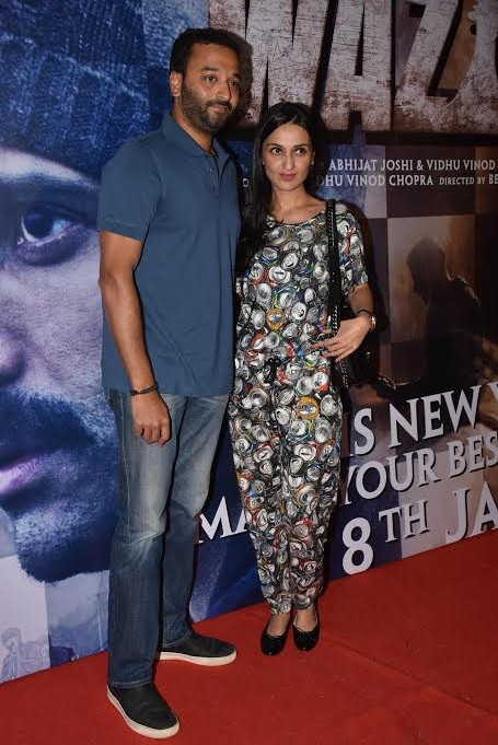 Sachin Tendulkar attends Wazir's special screening