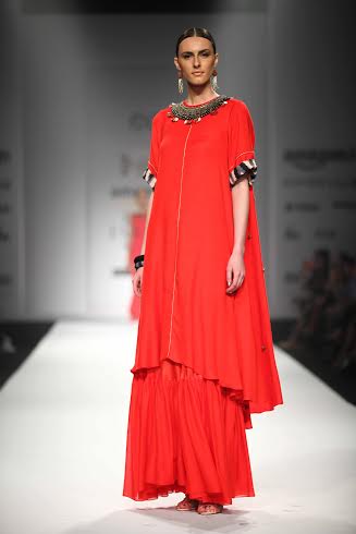 Amazon India Fashion Week:  Nikasha's creations glam up ramp