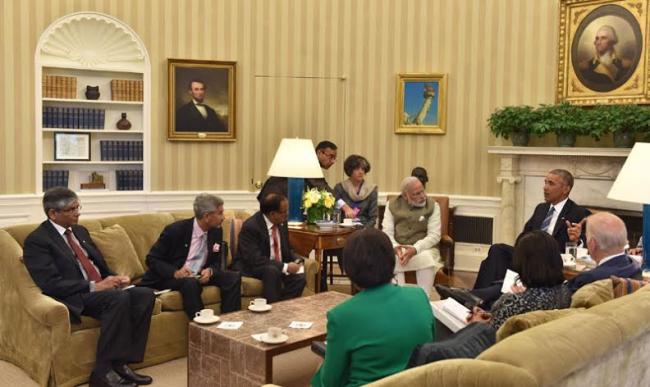Narendra Modi meets Obama