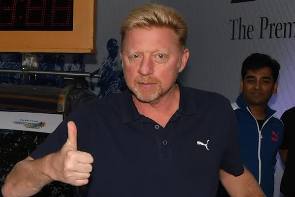 Boris Becker wins hearts in Kolkata