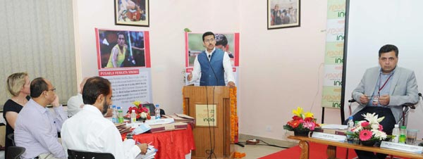 Rajyavardhan Singh Rathore addressing at inauguration of National Workshop on â€œSports for Allâ€™â€™