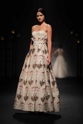 Designer Samant Chauhan displays his Spring Summer at AIFW 
