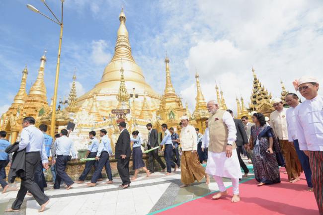Prime Minister Narendra Modi's visit to Yangon, Myanmar 