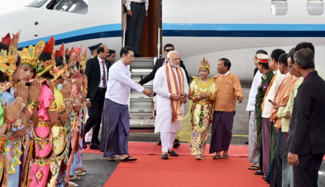 PM Modi in Myanmar