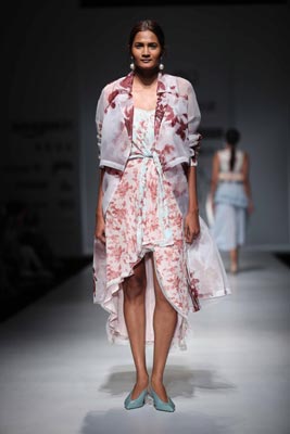 Amazon India Fashion Week: Hemant & Nandita displays their collection on floor