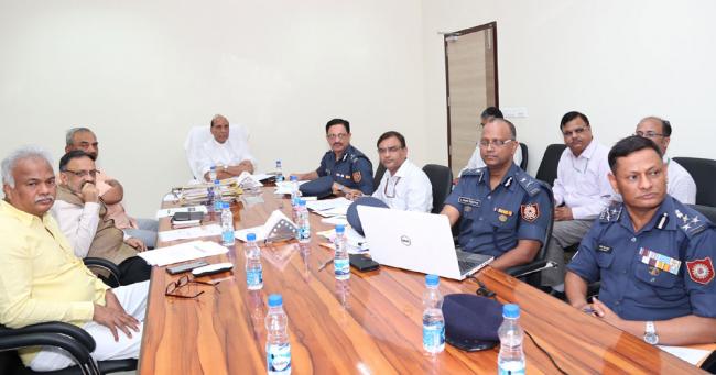 Pawan Kumar Chamling calling on the Union Home Minister, Rajnath Singh