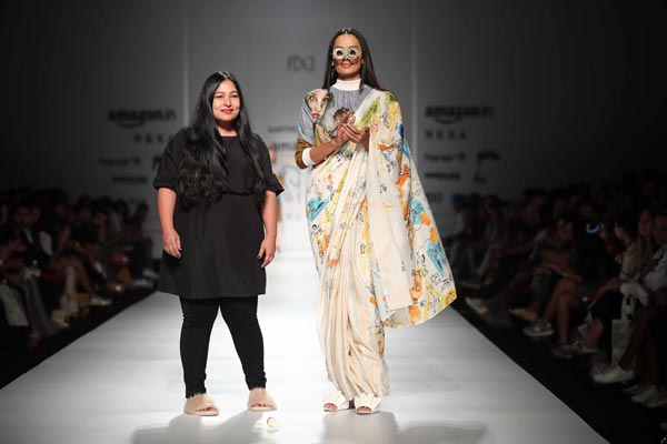 Aartivijay Gupta showcases her collections at Amazon India Fashion Week