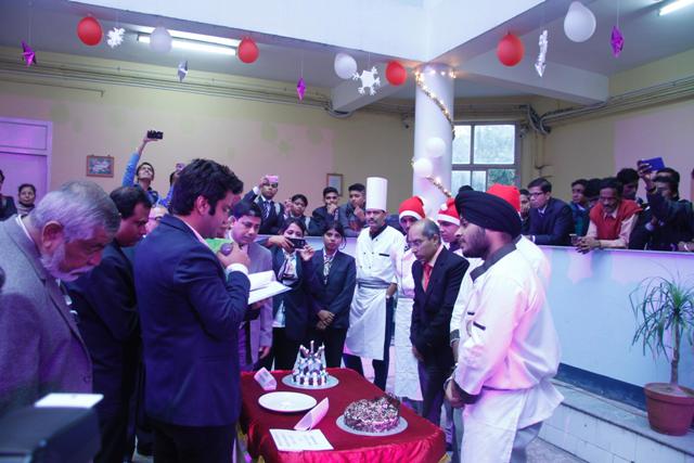 Cake making competition at Guru Nanak Institute of Hotel Management