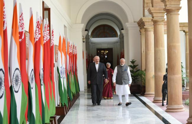 PM Modi and Belarus President meeting in New Delhi