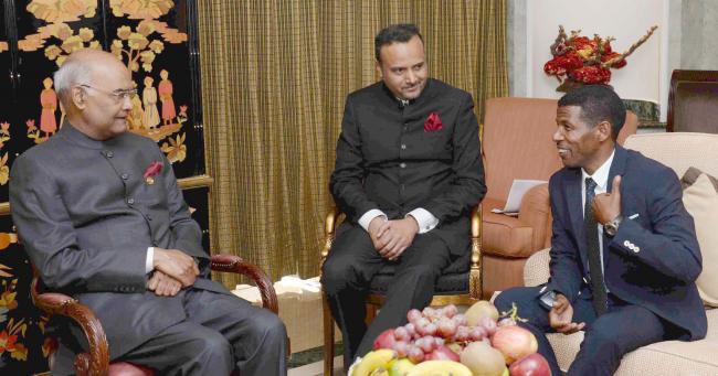 President Ram Nath Kovind addressing student community in Ethiopia