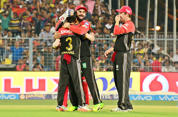KKR beat RC Bangalore  at Eden Gardens