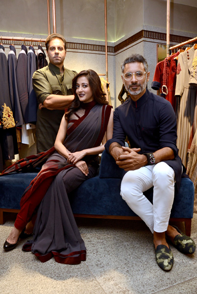 Raima Sen attends special preview of Shantanu & Nikhil's womens-wear collection in Kolkata