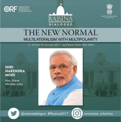 PM Narendra Modi to inaugurate Raisina Dialogue 2017 