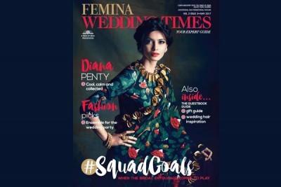 Diana Penty on the cover of Femina - Wedding Times' May 2017 issue