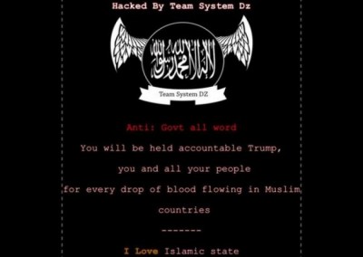 IS hacks Ohio govt sites, warns Trump