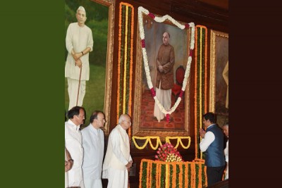 PM Modi and other BJP leaders pay tribute to Shayama Prasad Mukherjee on his birth anniversary 