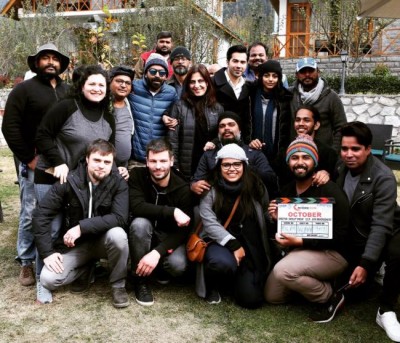 It's a wrap for Shoojit Sircar's October starring Varun Dhawan, newbie Banita Sandhu