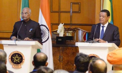 Indiaâ€™s trade and investment relationship with Ethiopia is very strong, says President