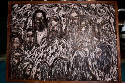 Salman sketches portraits of Jesus Christ on Tubelight sets