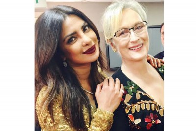 Priyanka meets Meryl Streep