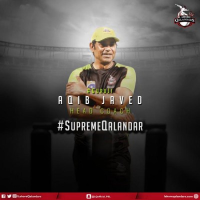 PSL squad Lahore Qalandars appoints Aqib Javed as coach