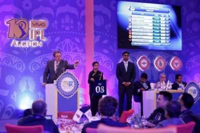 VIVO IPL Player Auction 2017 witnesses bidding of INR 91.15 Crore  