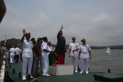 Nirmala Sitharaman flags off Navika Sagar Parikrama 