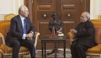  Najib Bin Tun Abdul Razak meets Indian President