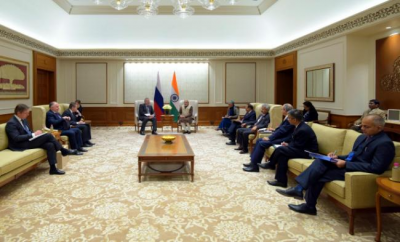 Deputy Prime Minister of Russia Dmitry Rogozin calls on Prime Minister Narendra Modi