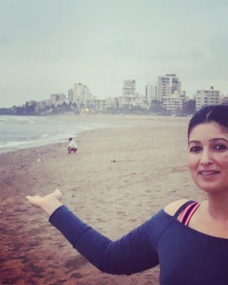 Mumbai: Twinkle Khanna shares image of a man defecating on a beach