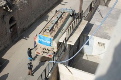 Lack of water access in Damascus is creating risks for children, UN warns