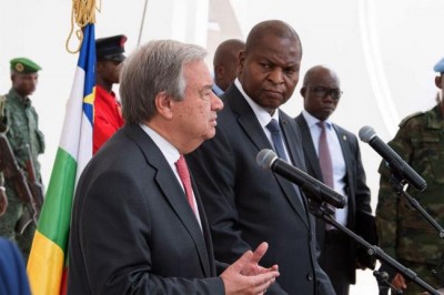 UN chief stresses need to support Central African Republicâ€™s peacebuilding strategy