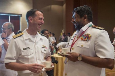 Commander of the Sri Lankan Navy visiting India