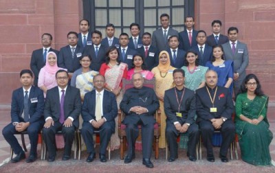 Officer Trainees of Bangladesh Foreign Service call on President 