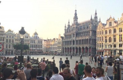 Would-be suicide bomber shot dead at Brussels train station