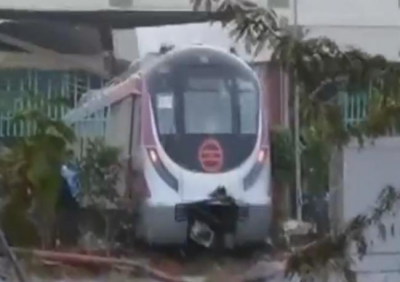 Delhi Metro's Magenta Line crashes into wall during trial run, no injury