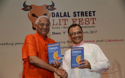 Harish Bhat's second book launched at Dalal Street Lit Fest 2017