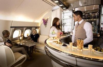 Emirates to unveil enhanced A380 onboard lounge at ITB Berlin