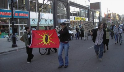 Canada's First Nations people blockade portion of disputed land in Caledonia
