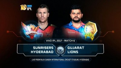 SRH beat Gujarat Lions by 9 wickets
