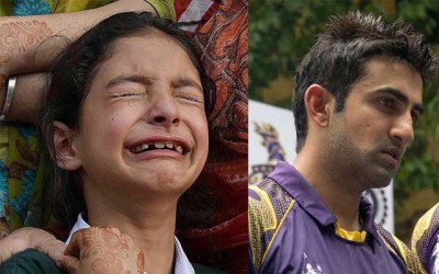 Gautam Gambhir offers help to slain J&K cop's daughter,S.P. Vaid  appreciates 