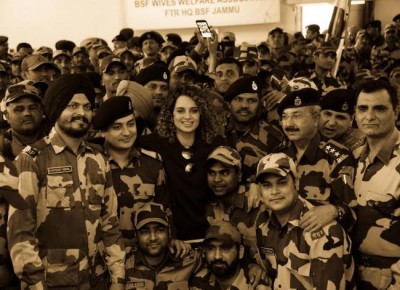Kangana Ranaut relives Marilyn Monroe moments at BSF camp