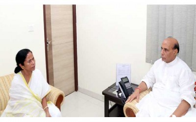 Mamata Banerjee meets Rajnath Singh