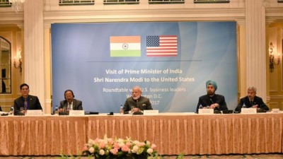 Narendra Modi meets Americaâ€™s leading CEOs