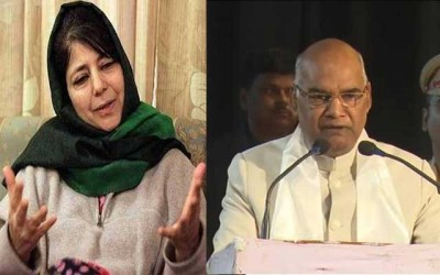 Mehbooba Mufti congratulates Ram Nath Kovind on becoming the 14th President