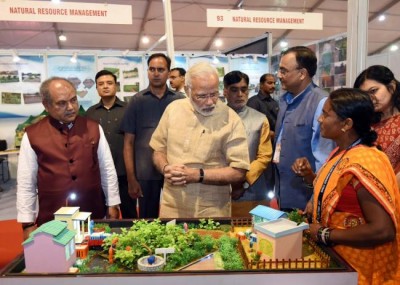 PM attends inauguration of birth centenary celebration of Nanaji Deshmukh