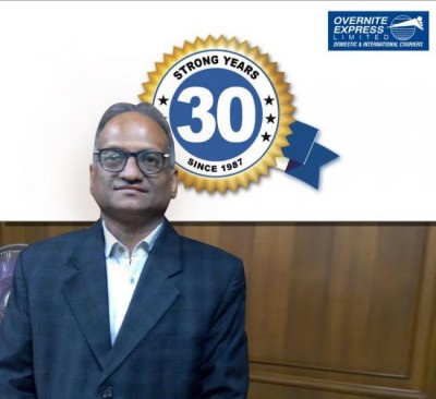Overnite Express Ltd. celebrates 30 years of its Domestic & International Operations