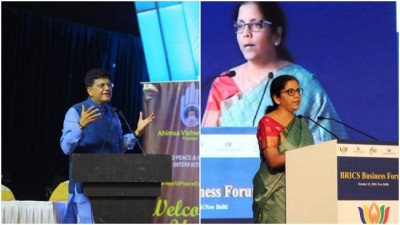 Piyush Goyal, Nirmala Sitharaman visit Elphinstone station in Mumbai